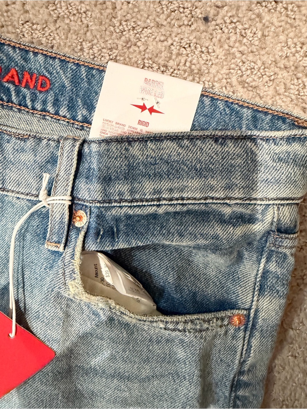 Lucky Brand Light Blue Wide Leg Jeans - Picture 3 of 6